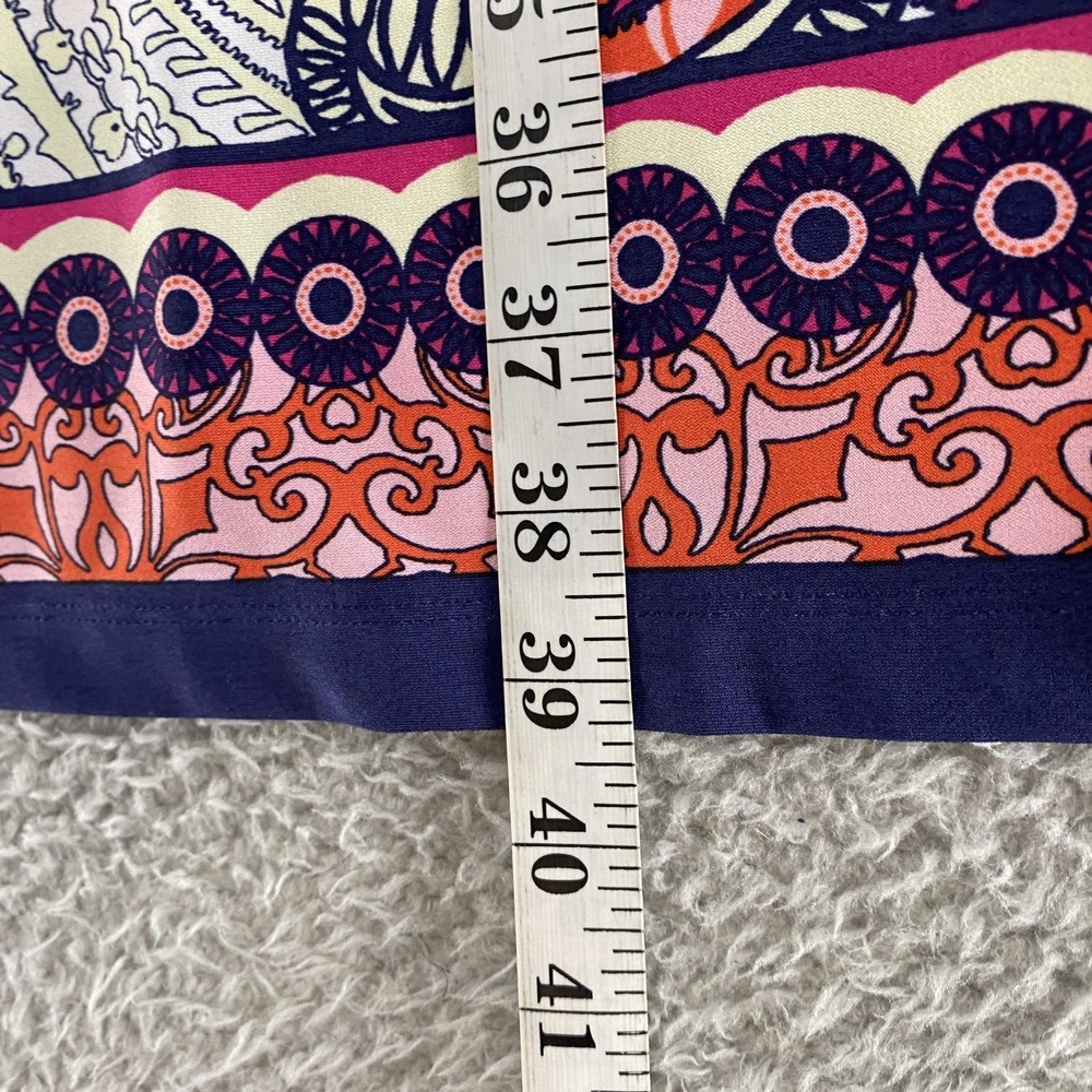 Chicos Shift Dress Womens 3 / XL Maximalist Paisley Boho Knee Length Cruise‎ - Picture 8 of 15